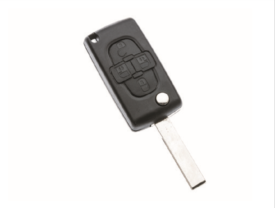 Citroën sleutelbehuizing 4-knops