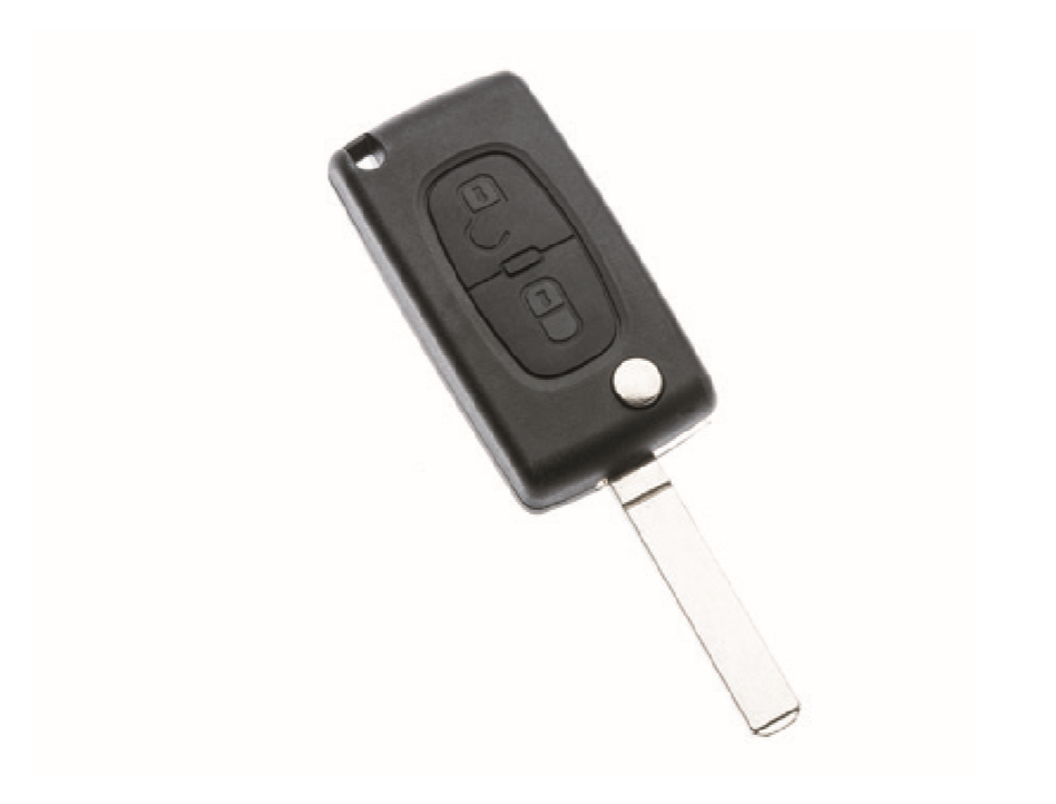 Citroën sleutelbehuizing 2-knops