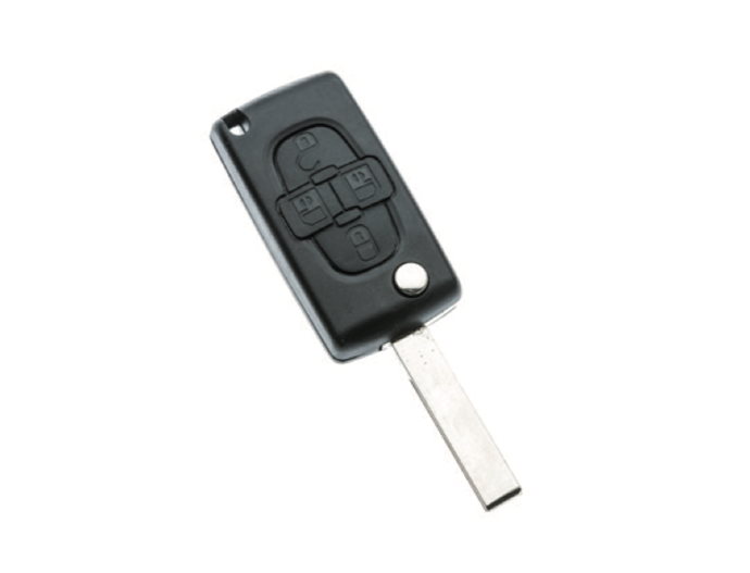 Peugeot sleutelbehuizing 4-knops