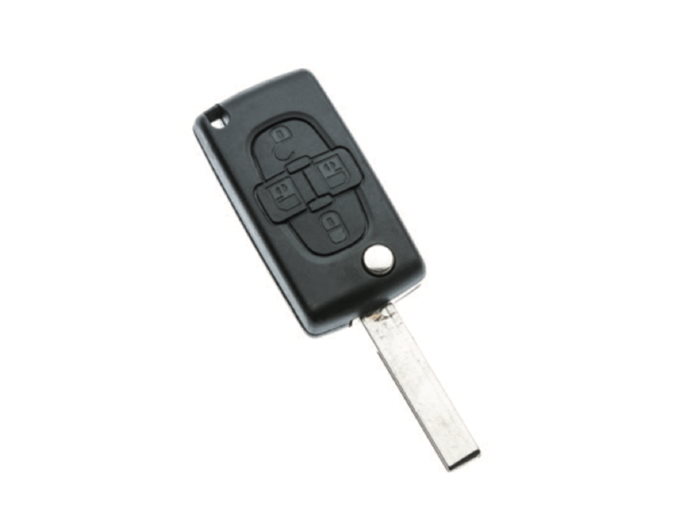 Peugeot sleutelbehuizing 4-knops